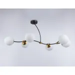 Подвесной светильник TR2555/6 BK/SB черный/бронза E27/6 max 60W 1160*600*450 от NovaLamp