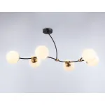 Подвесной светильник TR2555/6 BK/SB черный/бронза E27/6 max 60W 1160*600*450 от NovaLamp