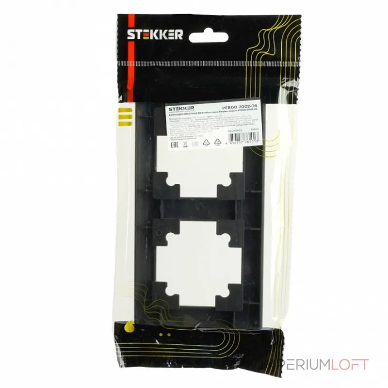 Рамка на 2 поста Stekker PFR00-7001-05 39813 Рамка на 2 поста Stekker PFR00-7001-05 39813