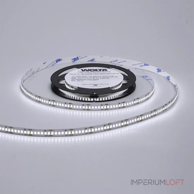 Лента светодиодная Wolta WLS2835-24W/6500/24H240-01