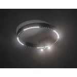 Светильник потолочный светодиодный FL5806/1+2 BK черный 25W 3000K/4200K/6400K D400*95 (без ПДУ) от NovaLamp
