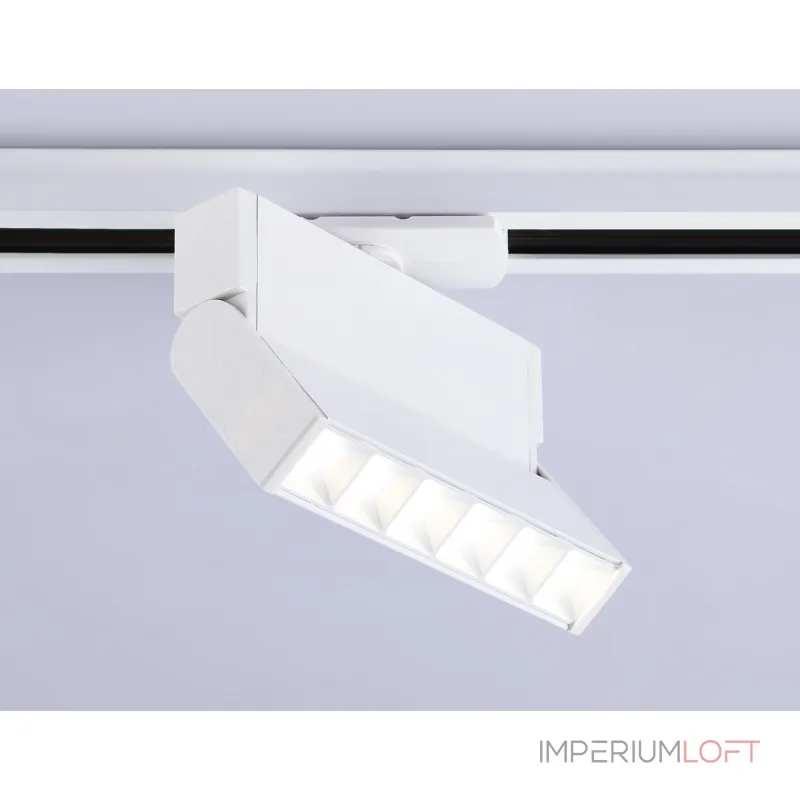 Светильник светодиодный трековый GL6811 WH белый LED 6W 3000K 24° 115*22*87 от NovaLamp