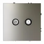 ТВ-розетка и SAT-розетка оконечная без рамки Voltum S70 VLS060404 от ImperiumLoft