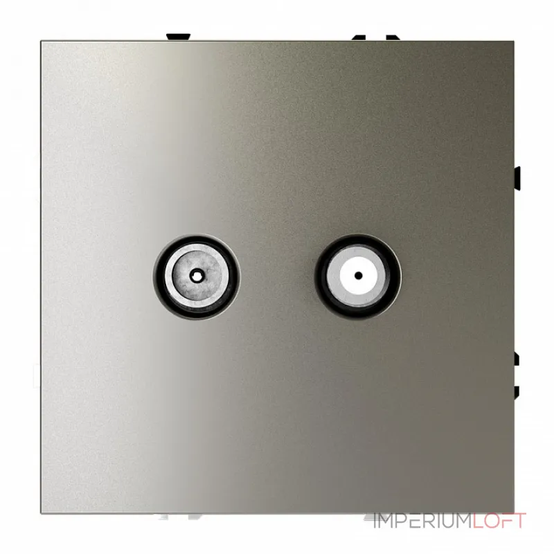 ТВ-розетка и SAT-розетка оконечная без рамки Voltum S70 VLS060404 от ImperiumLoft ТВ-розетка и SAT-розетка оконечная без рамки Voltum S70 VLS060404 от ImperiumLoft