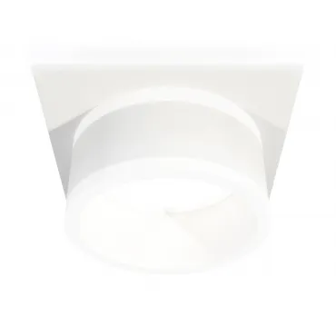 Комплект встраиваемого светильника XC8061019 SWH/FR белый песок/белый матовый GX53 (C8061, N8444)