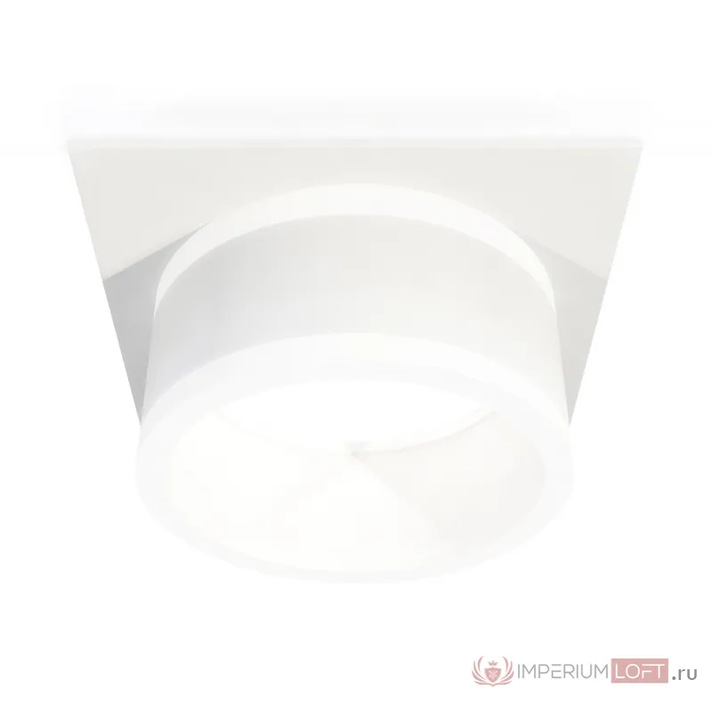 Комплект встраиваемого светильника XC8061019 SWH/FR белый песок/белый матовый GX53 (C8061, N8444) от NovaLamp