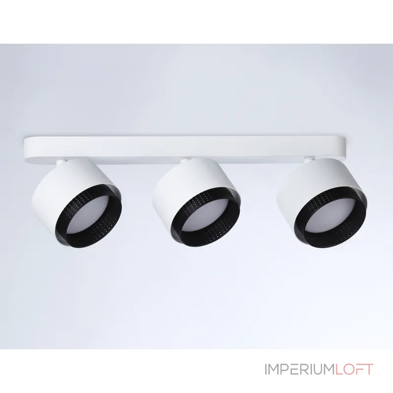 Светильник накладной TN71291/3 WH/BK белый/черный GX53/3 max 12W 400*95*137 от NovaLamp