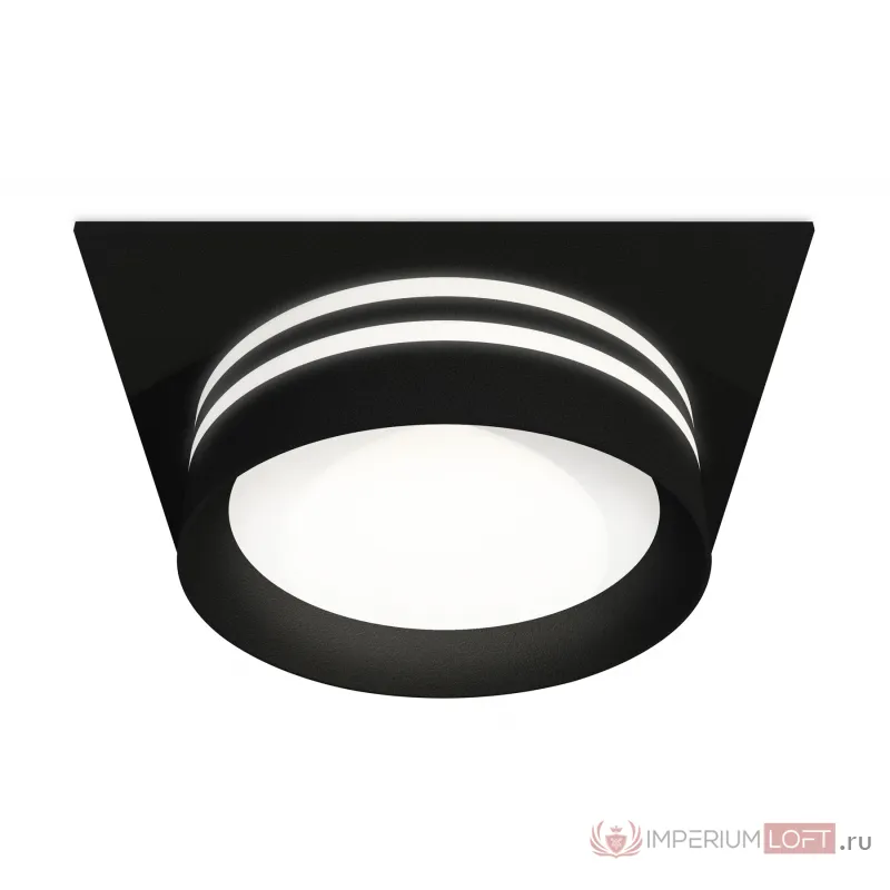 Комплект встраиваемого светильника XC8062021 SBK/FR черный песок/белый матовый GX53 (C8062, N8478) от NovaLamp