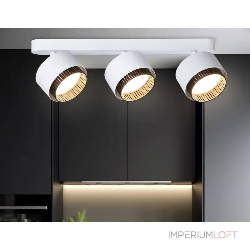 Светильник накладной TN71291/3 WH/BK белый/черный GX53/3 max 12W 400*95*137 от NovaLamp