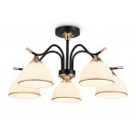Подвесной светильник TR3162/5 BK/FGD черный/золото E27/5 max 60W D580*300 от NovaLamp