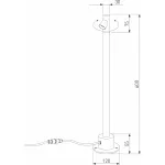 Наземный низкий светильник Elektrostandard Rone a066697