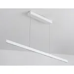 Светильник подвесной светодиодный FL5831 WH белый 25W 3000K/4200K/6400K 1037*17.5*750 (без ПДУ) от NovaLamp