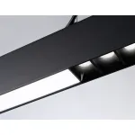 Подвесной светодиодный светильник FL5966 BK черный 48W 4200K 1200*35*1305 (Без ПДУ) от NovaLamp