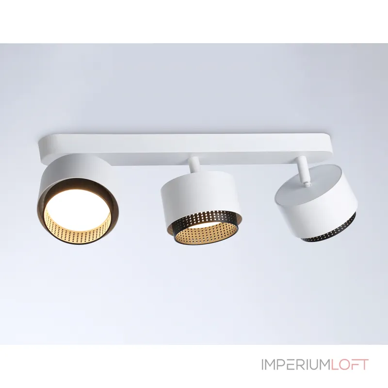 Светильник накладной TN71291/3 WH/BK белый/черный GX53/3 max 12W 400*95*137 от NovaLamp