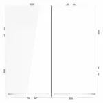 Выключатель двухклавишный с подсветкой без рамки Voltum S70 VLS020201 от ImperiumLoft