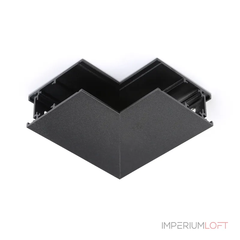 Коннектор угловой внутренний для накладного шинопровода Magnetic GL3378 BK черный 85*85*H26.9 от NovaLamp