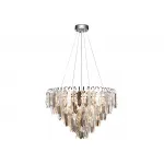 Подвесная люстра с хрусталем TR5257/11 CH/CL хром/прозрачный E27*11 max 40W D600*400 от NovaLamp