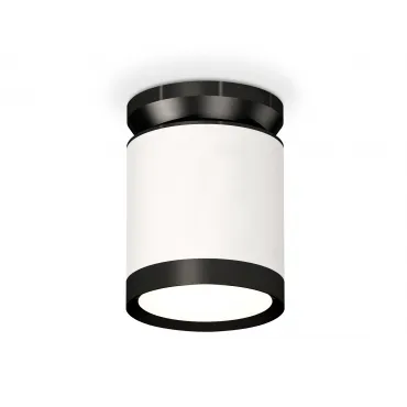 Комплект накладного светильника XS8141020 SWH/PBK белый песок/черный полированный GX53 (N8902, C8141, N8113)