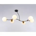 Подвесной светильник TR2555/6 BK/SB черный/бронза E27/6 max 60W 1160*600*450 от NovaLamp