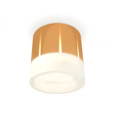 Комплект накладного светильника с акрилом XS8121010 PYG/FR золото желтое полированное/белый матовый GX53 (C8121, N8401)