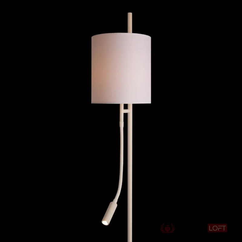Торшер с подсветкой Loft it Ritz 10253F/B White от ImperiumLoft