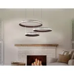 Потолочный светодиодный светильник с пультом FA6162 CF кофе 99W 720*500*900 (ПДУ РАДИО 2.4) от NovaLamp