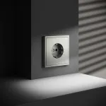 Розетка с заземлением без рамки Voltum S70 VLS040105 от ImperiumLoft