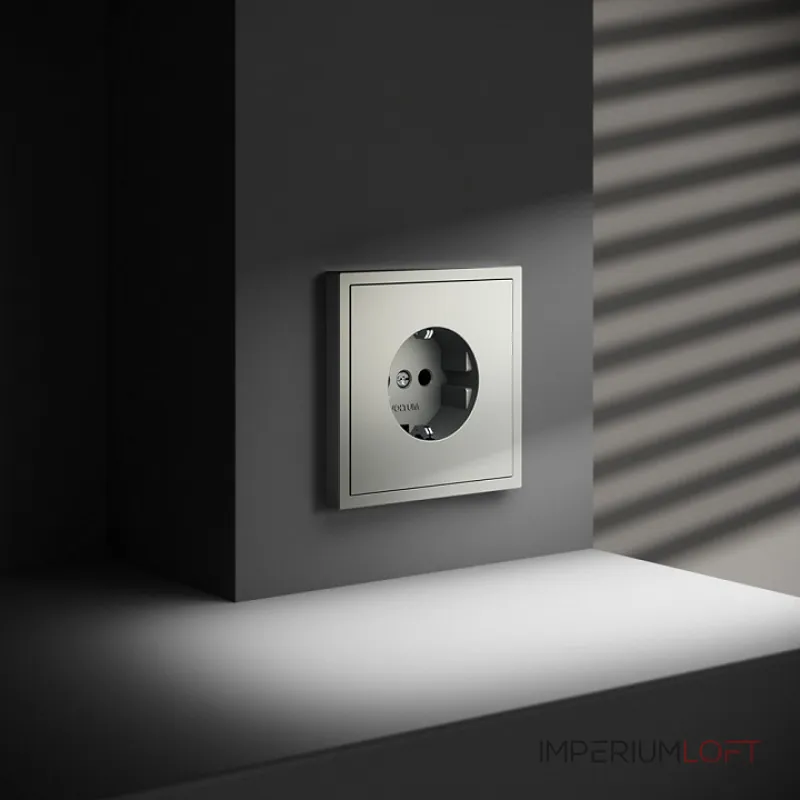 Розетка с заземлением без рамки Voltum S70 VLS040105 от ImperiumLoft