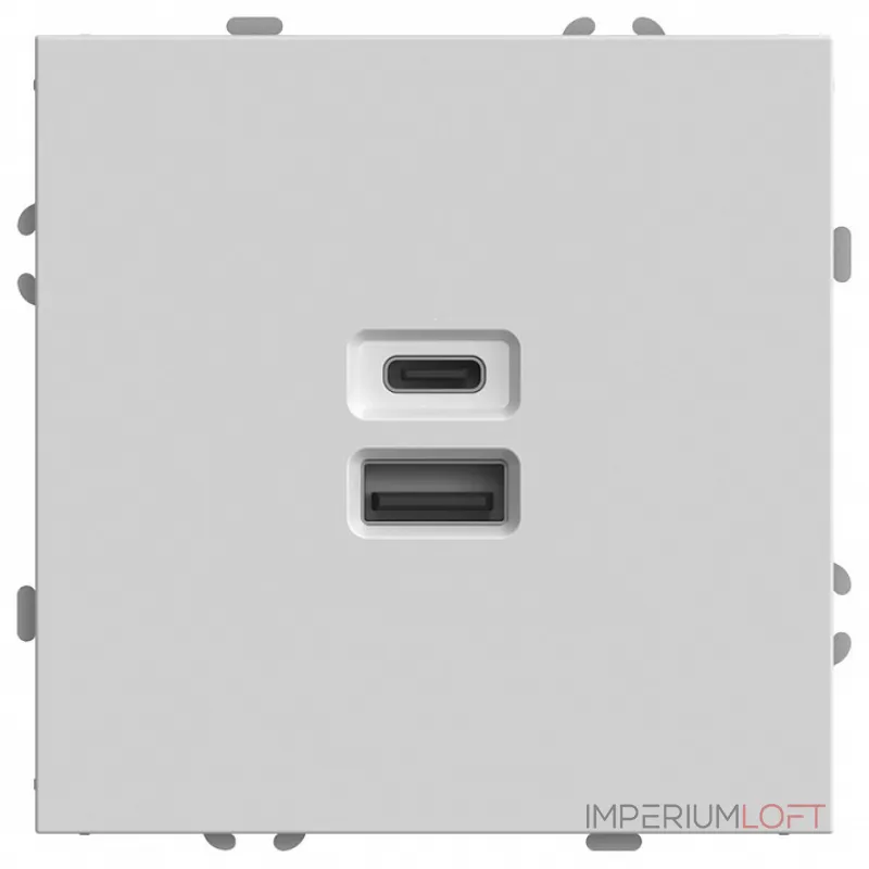 Розетка USB и type C без рамки Stekker RST10-5115-01 49879