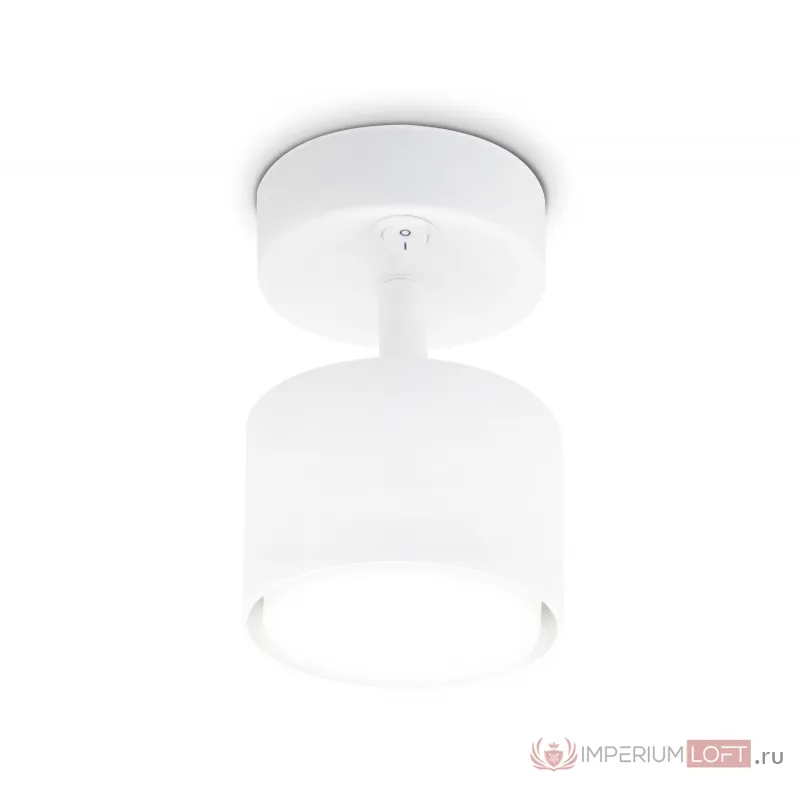 Накладной спот с выключателем TA132 WH белый GX53 max 12W D79*134*D84 от NovaLamp