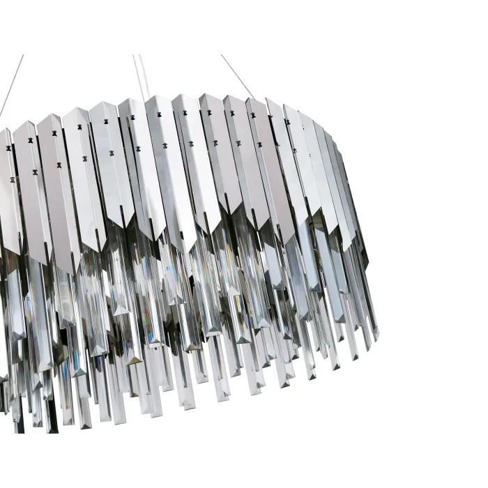 Подвесная люстра с хрусталем TR5285/6 CH/CL хром/прозрачный E14/6 max 40W D600*1100 от NovaLamp
