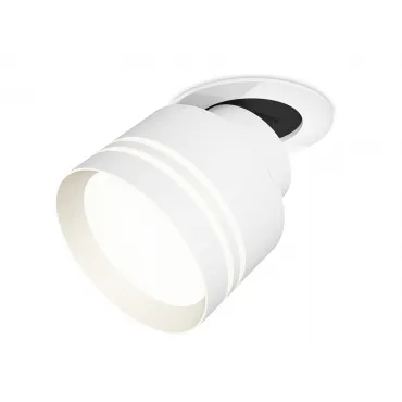 Комплект встраиваемого поворотного светильника с акрилом XM8101526 SWH/FR белый песок/белый матовый GX53 (A2241, A2105, C8101, N8477)