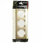Рамка на 3 поста Stekker PFR00-7003-08 49608