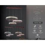 Потолочный светодиодный светильник с пультом FA6162 CF кофе 99W 720*500*900 (ПДУ РАДИО 2.4) от NovaLamp