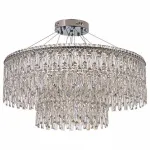 Подвесная люстра Arti Lampadari Ovindoli Nickel Ovindoli L 1.5.80+40.100 N от ImperiumLoft
