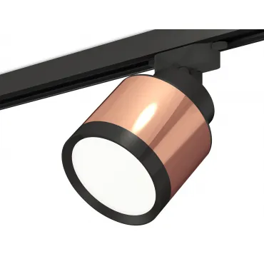 Комплект трекового светильника XT8122001 PPG/SBK/PBK золото розовое полированное/черный песок/черный полированный GX53 (A2526, A2106, C8122, N8113)
