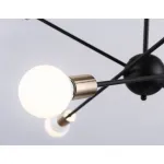 Подвесной светильник в стиле лофт TR80435/6 BK/GD черный/золото E27/6 max 60W D950*730 от NovaLamp