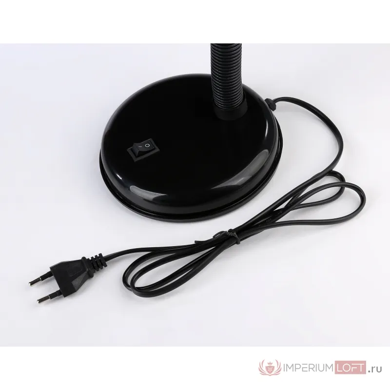 Светильник настольный с выключателем DE7704 BK черный E27 max 40W от NovaLamp