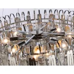 Подвесная люстра с хрусталем TR5257/11 CH/CL хром/прозрачный E27*11 max 40W D600*400 от NovaLamp