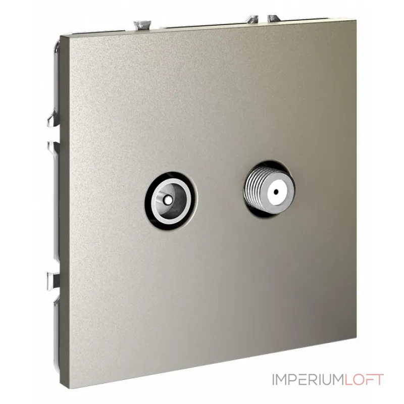 ТВ-розетка и SAT-розетка оконечная без рамки Voltum S70 VLS060404 от ImperiumLoft ТВ-розетка и SAT-розетка оконечная без рамки Voltum S70 VLS060404 от ImperiumLoft