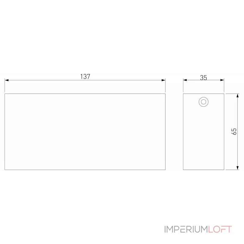 Накладной светильник Elektrostandard Block a066997