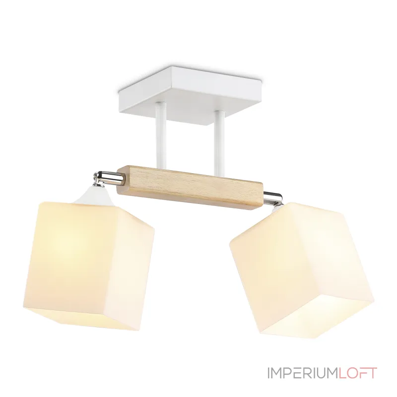 Подвесной светильник TR9511/2 WH/CH/FR белый/хром/белый матовый E27*2 max 40W 517*100*246 от NovaLamp