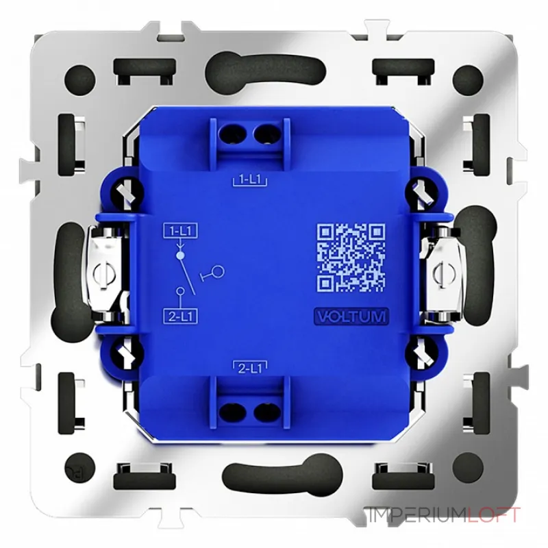 Выключатель одноклавишный без рамки Voltum S70 VLS010106 от ImperiumLoft