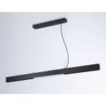 Подвесной светодиодный светильник FL5966 BK черный 48W 4200K 1200*35*1305 (Без ПДУ) от NovaLamp