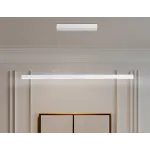 Светильник подвесной светодиодный FL5831 WH белый 25W 3000K/4200K/6400K 1037*17.5*750 (без ПДУ) от NovaLamp