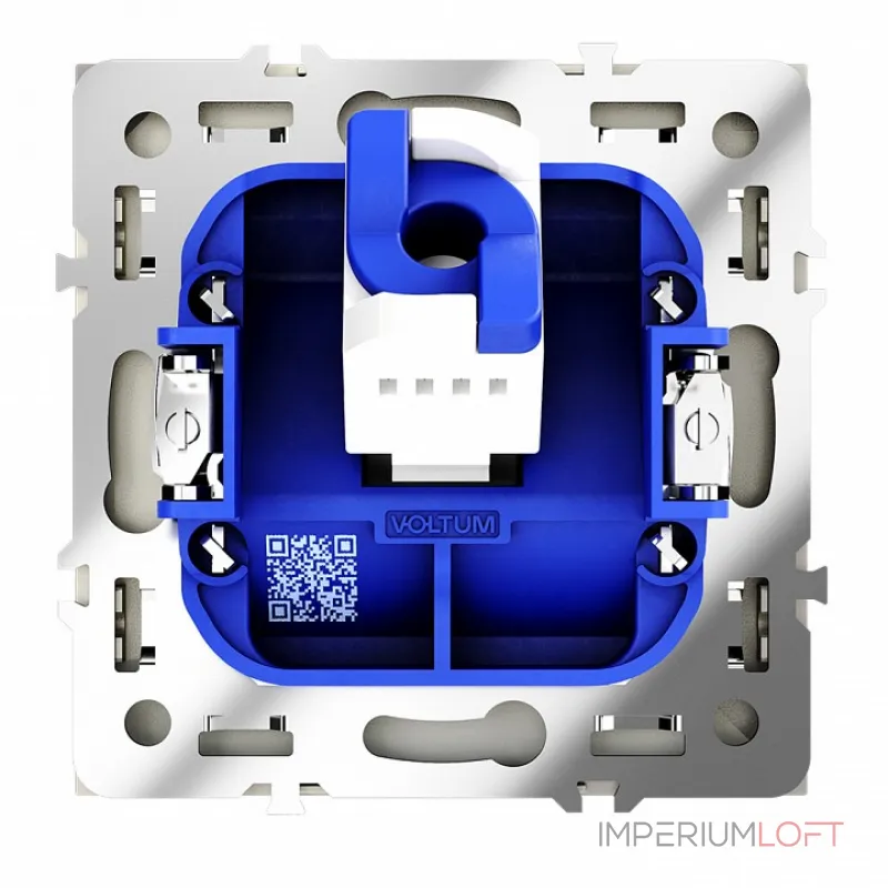 Розетка компьютерная встраиваемая S70 RJ45 кат.6 (шелк) Voltum VLS060104