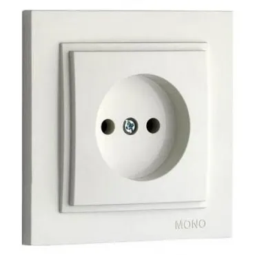 Розетка без заземления Mono Electric Despina 102-252522-116