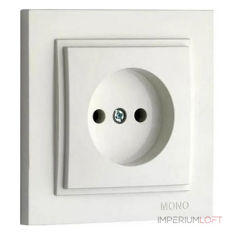 Розетка без заземления Mono Electric Despina 102-252522-116