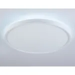 Потолочный светодиодный светильник FZ3005 WH белый IP44 33W+10W 6400+6400К D375*40 (Без ПДУ) от NovaLamp