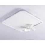 Потолочный светодиодный светильник с пультом управления FL5114/1+2 WH белый 97W 3000K-6400K 480*480*130 (ПДУ ИК) от NovaLamp